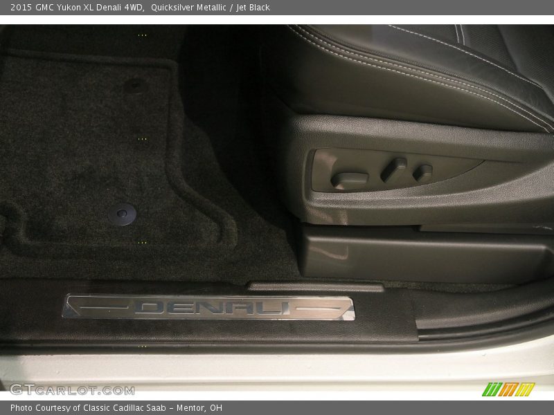 Quicksilver Metallic / Jet Black 2015 GMC Yukon XL Denali 4WD