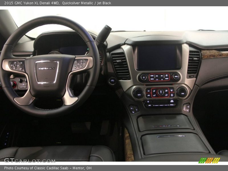 Quicksilver Metallic / Jet Black 2015 GMC Yukon XL Denali 4WD