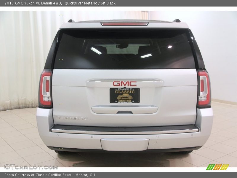 Quicksilver Metallic / Jet Black 2015 GMC Yukon XL Denali 4WD