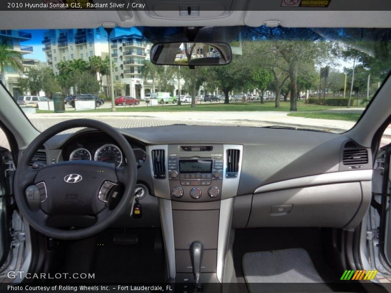 Radiant Silver / Gray 2010 Hyundai Sonata GLS