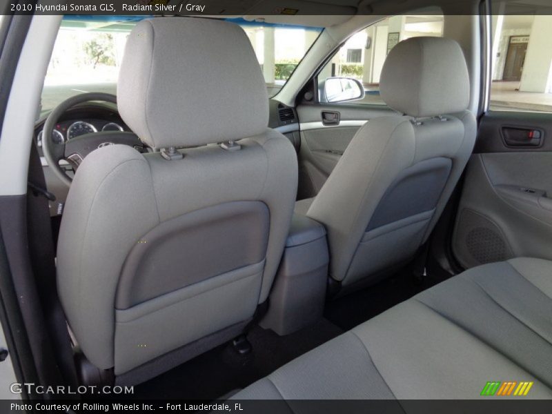 Radiant Silver / Gray 2010 Hyundai Sonata GLS