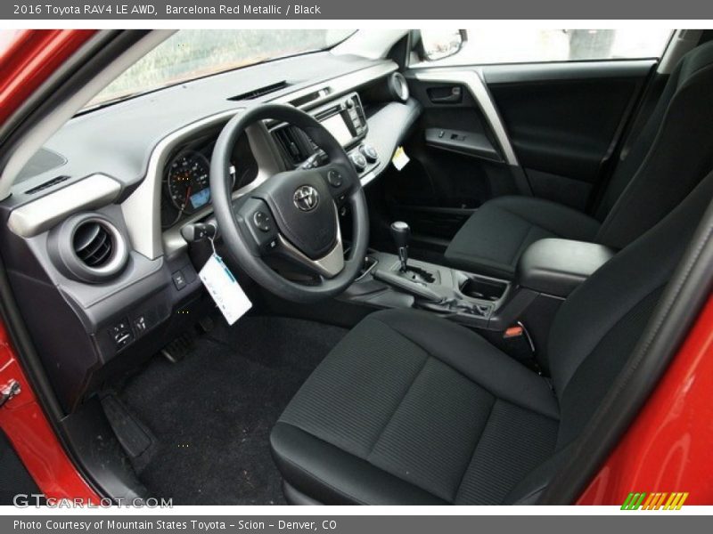 Barcelona Red Metallic / Black 2016 Toyota RAV4 LE AWD