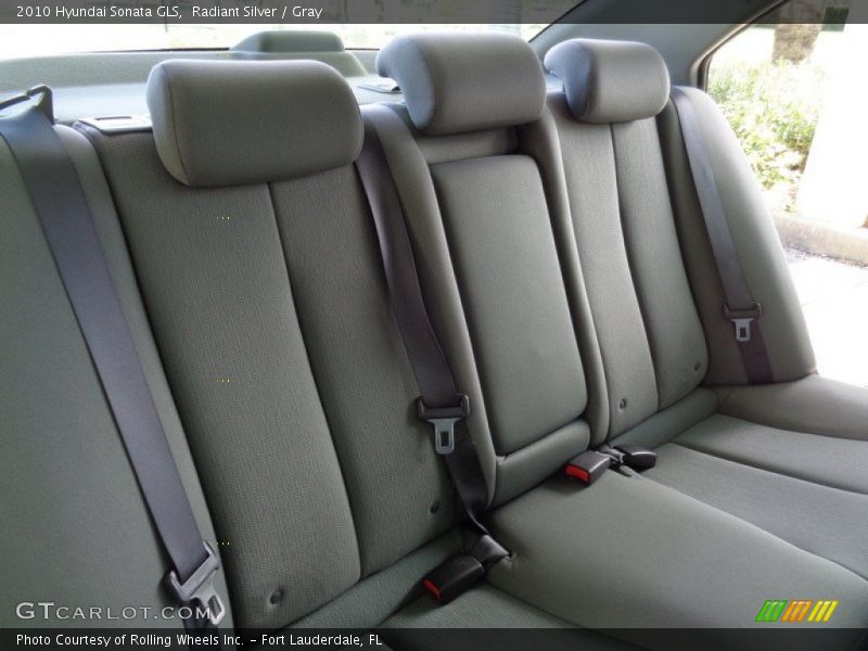Radiant Silver / Gray 2010 Hyundai Sonata GLS