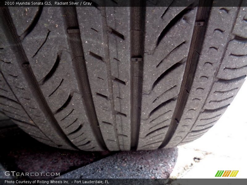 Radiant Silver / Gray 2010 Hyundai Sonata GLS