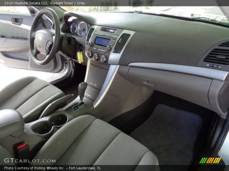 Radiant Silver / Gray 2010 Hyundai Sonata GLS