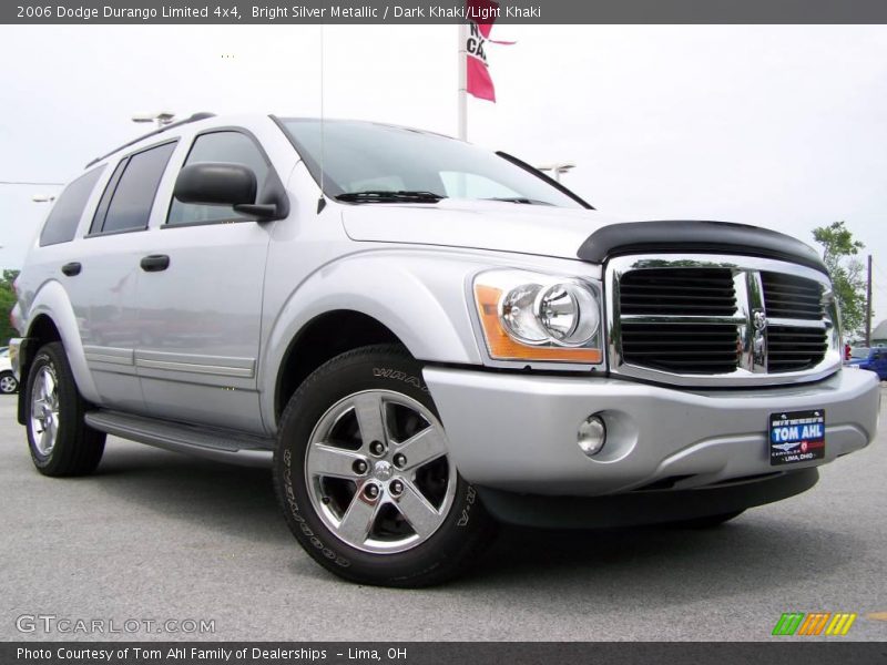 Bright Silver Metallic / Dark Khaki/Light Khaki 2006 Dodge Durango Limited 4x4
