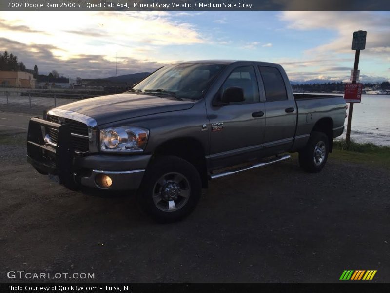 Mineral Gray Metallic / Medium Slate Gray 2007 Dodge Ram 2500 ST Quad Cab 4x4