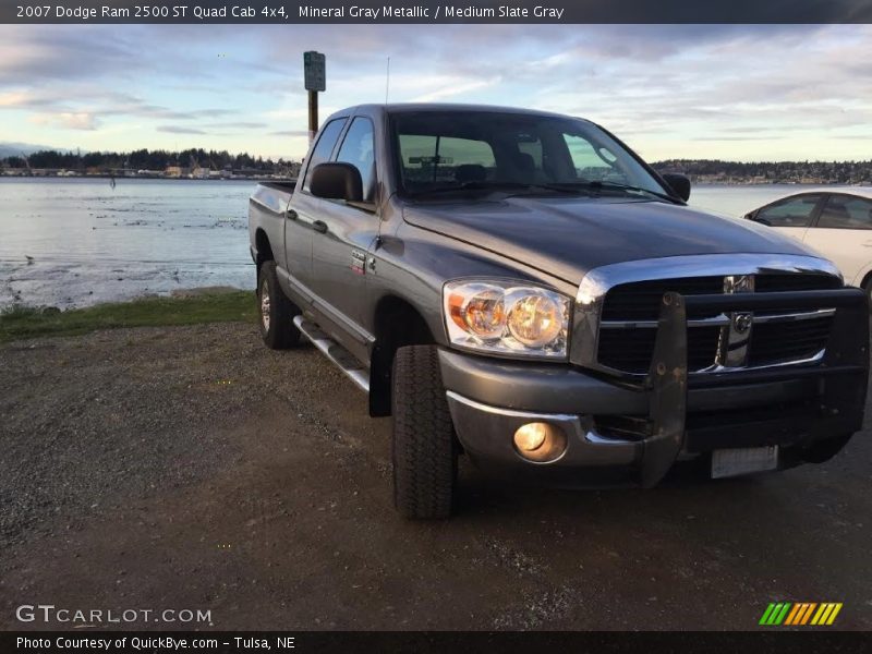 Mineral Gray Metallic / Medium Slate Gray 2007 Dodge Ram 2500 ST Quad Cab 4x4