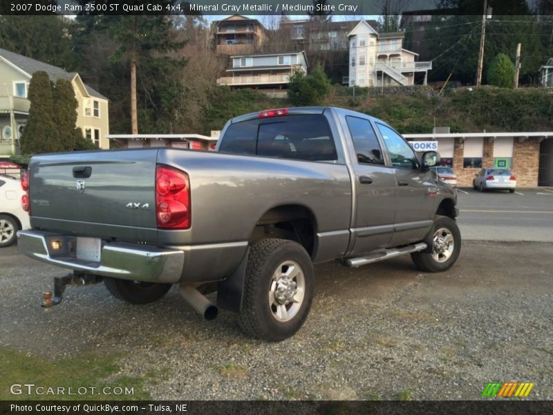 Mineral Gray Metallic / Medium Slate Gray 2007 Dodge Ram 2500 ST Quad Cab 4x4