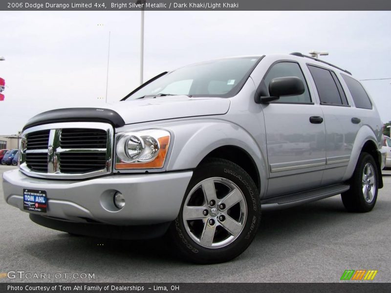 Bright Silver Metallic / Dark Khaki/Light Khaki 2006 Dodge Durango Limited 4x4