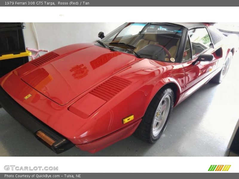 Rosso (Red) / Tan 1979 Ferrari 308 GTS Targa