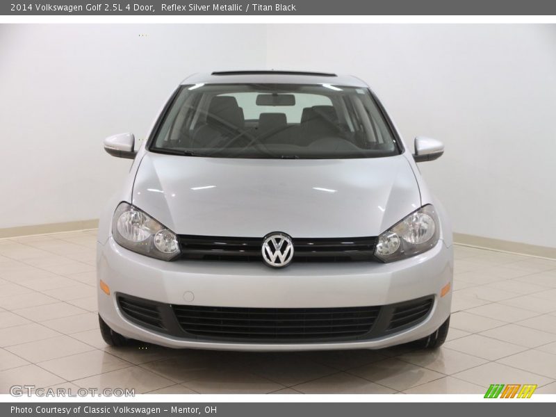 Reflex Silver Metallic / Titan Black 2014 Volkswagen Golf 2.5L 4 Door