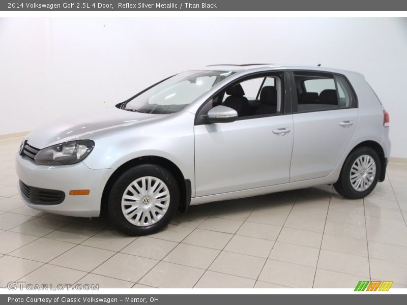 Reflex Silver Metallic / Titan Black 2014 Volkswagen Golf 2.5L 4 Door