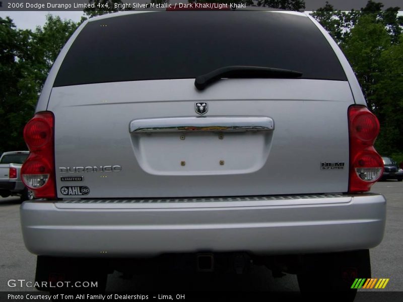Bright Silver Metallic / Dark Khaki/Light Khaki 2006 Dodge Durango Limited 4x4