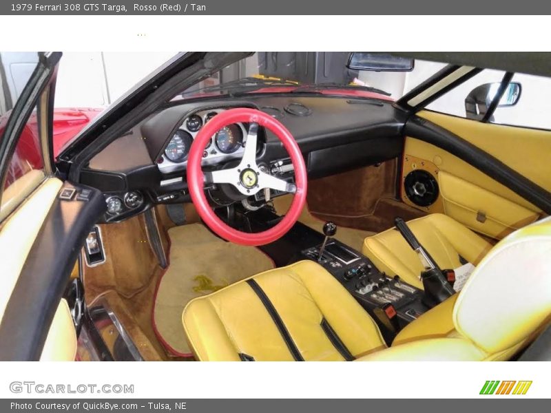  1979 308 GTS Targa Tan Interior