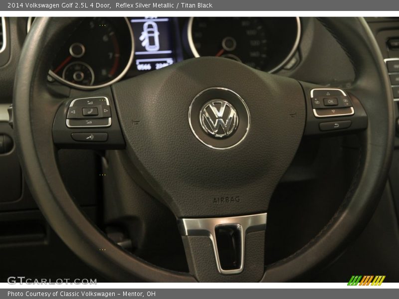 Reflex Silver Metallic / Titan Black 2014 Volkswagen Golf 2.5L 4 Door