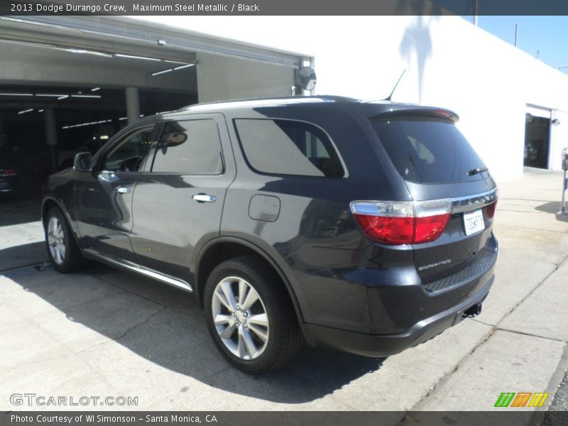 Maximum Steel Metallic / Black 2013 Dodge Durango Crew