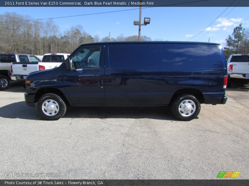 Dark Blue Pearl Metallic / Medium Flint 2011 Ford E Series Van E150 Commercial