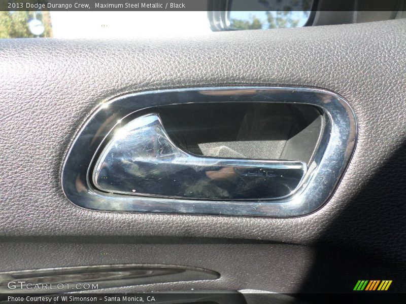 Maximum Steel Metallic / Black 2013 Dodge Durango Crew
