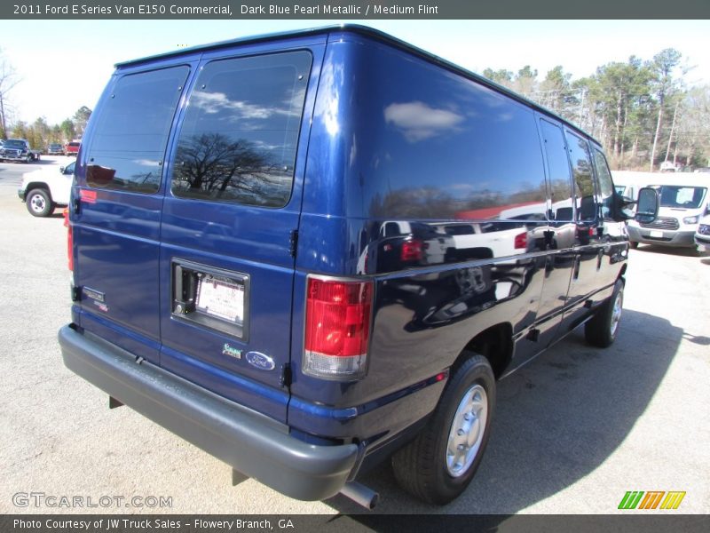 Dark Blue Pearl Metallic / Medium Flint 2011 Ford E Series Van E150 Commercial
