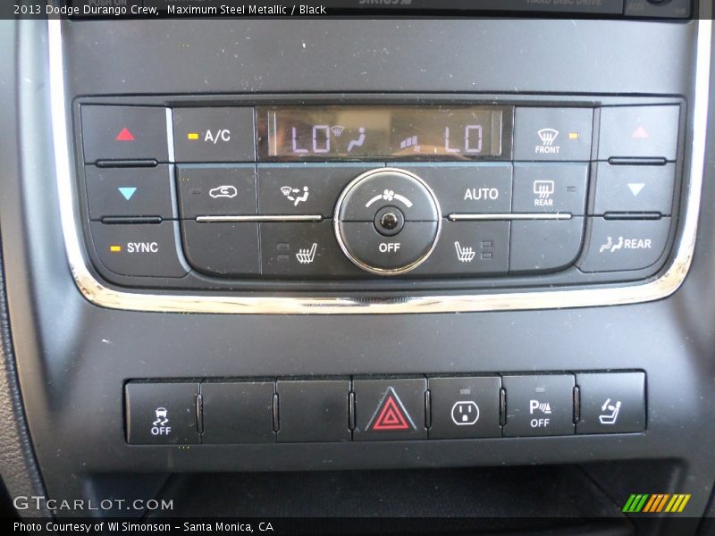 Maximum Steel Metallic / Black 2013 Dodge Durango Crew