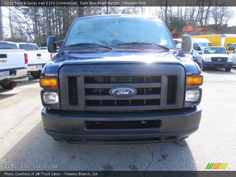 Dark Blue Pearl Metallic / Medium Flint 2011 Ford E Series Van E150 Commercial