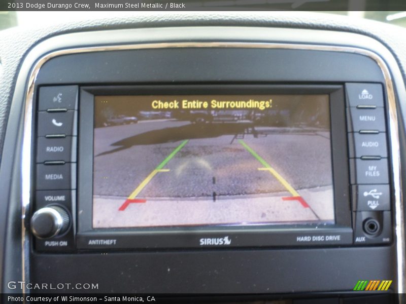Maximum Steel Metallic / Black 2013 Dodge Durango Crew