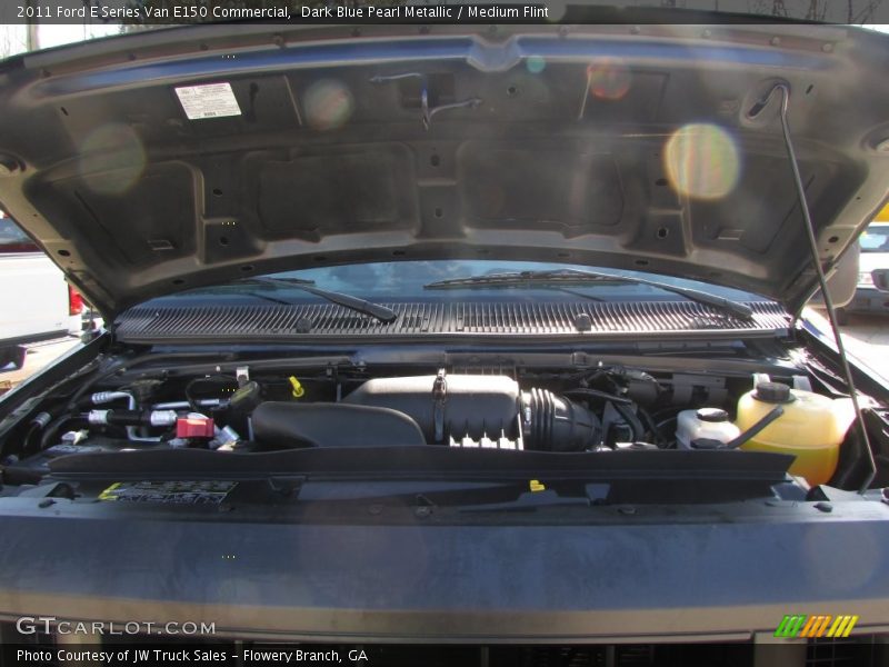 Dark Blue Pearl Metallic / Medium Flint 2011 Ford E Series Van E150 Commercial