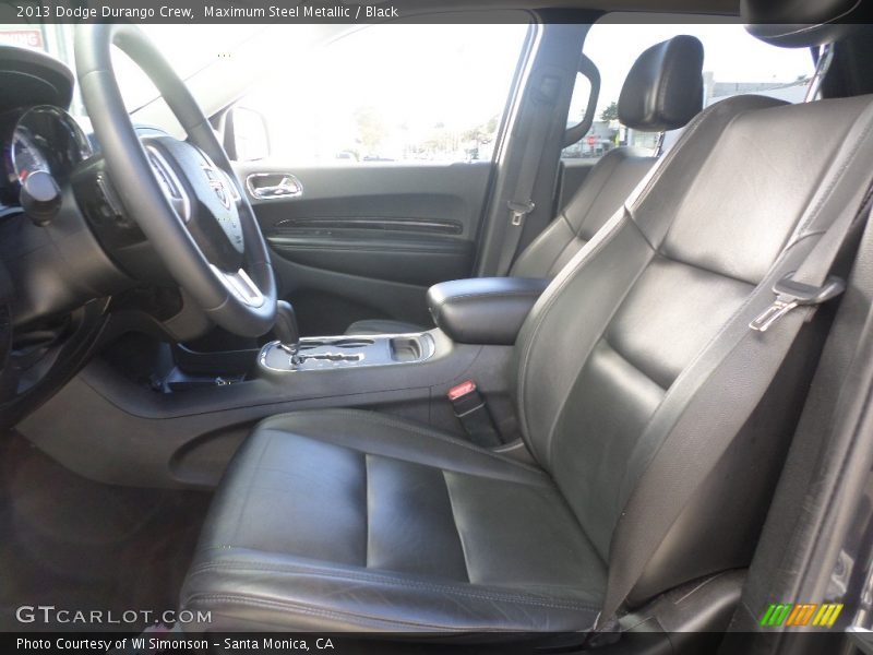 Maximum Steel Metallic / Black 2013 Dodge Durango Crew