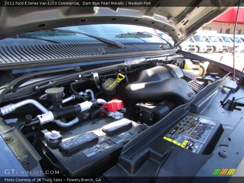 Dark Blue Pearl Metallic / Medium Flint 2011 Ford E Series Van E150 Commercial
