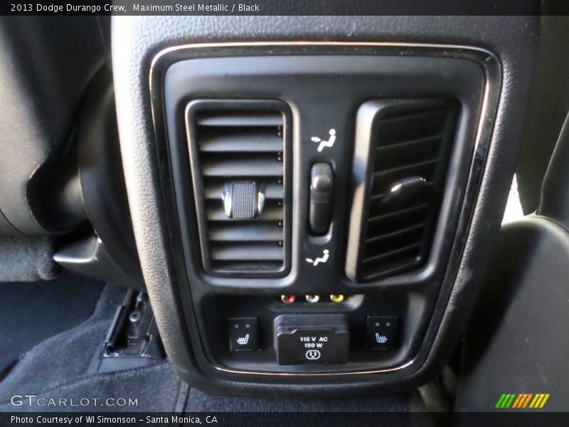 Maximum Steel Metallic / Black 2013 Dodge Durango Crew