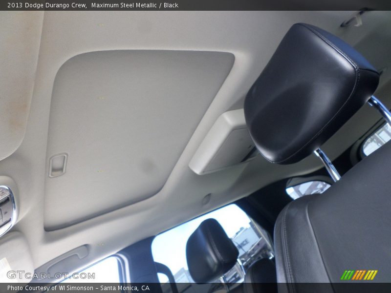 Maximum Steel Metallic / Black 2013 Dodge Durango Crew