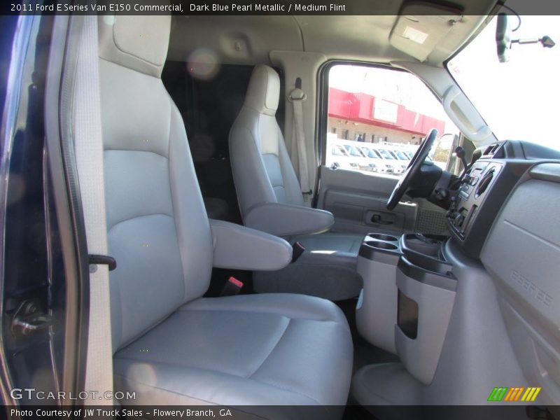 Dark Blue Pearl Metallic / Medium Flint 2011 Ford E Series Van E150 Commercial