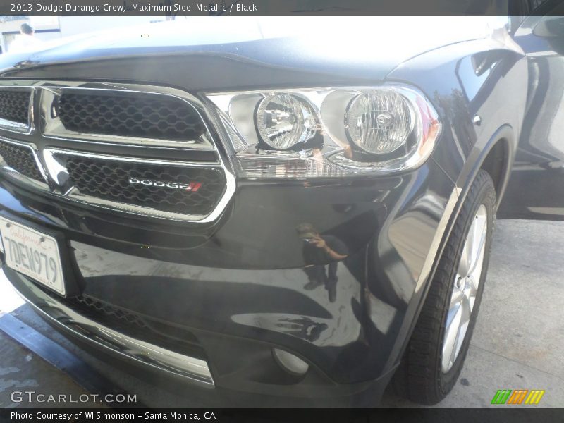 Maximum Steel Metallic / Black 2013 Dodge Durango Crew