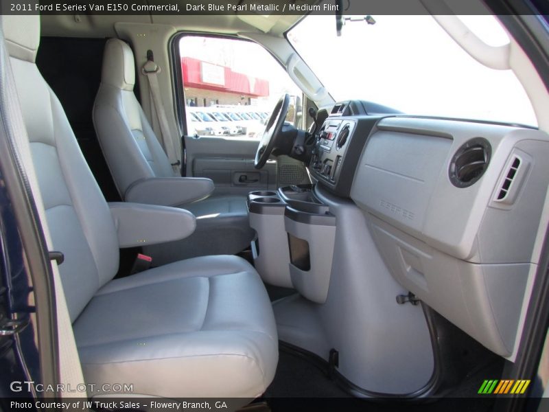 Dark Blue Pearl Metallic / Medium Flint 2011 Ford E Series Van E150 Commercial