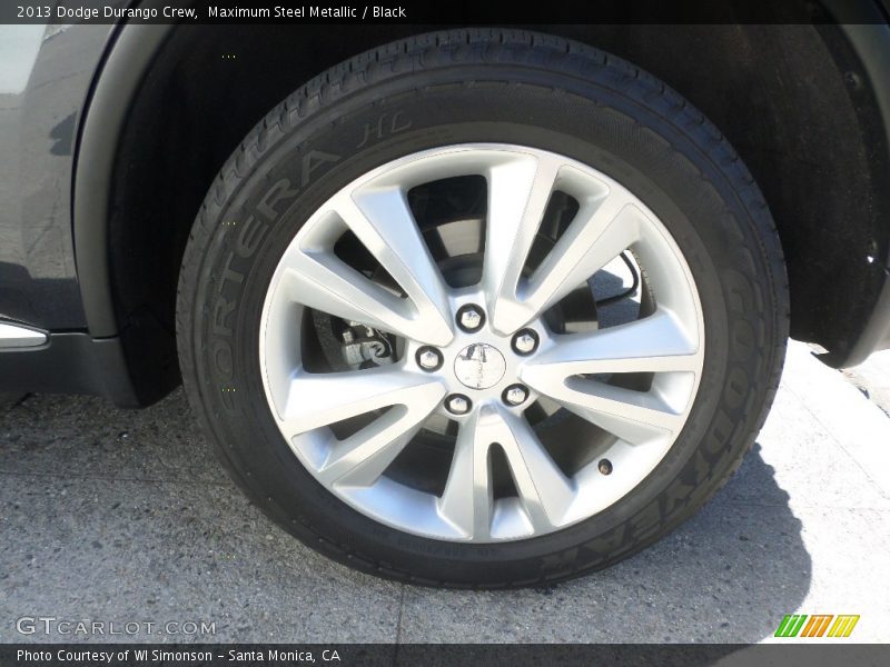 Maximum Steel Metallic / Black 2013 Dodge Durango Crew
