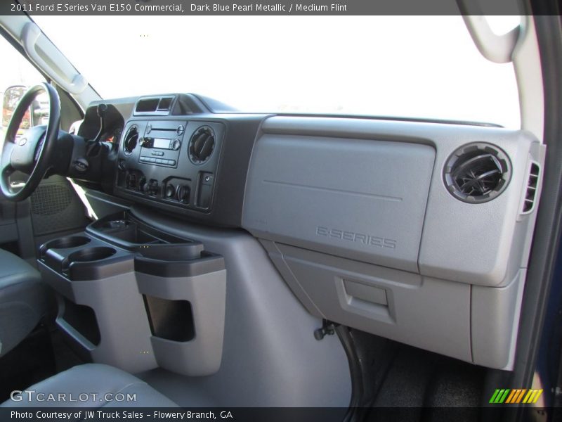 Dark Blue Pearl Metallic / Medium Flint 2011 Ford E Series Van E150 Commercial