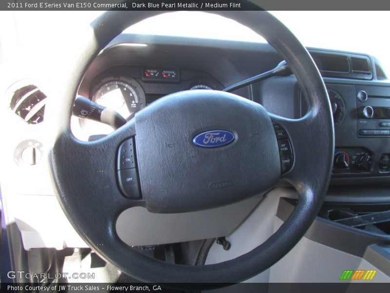 Dark Blue Pearl Metallic / Medium Flint 2011 Ford E Series Van E150 Commercial