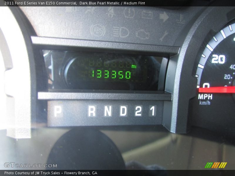 Dark Blue Pearl Metallic / Medium Flint 2011 Ford E Series Van E150 Commercial