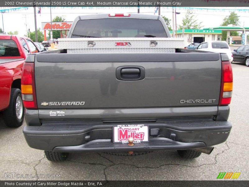 Medium Charcoal Gray Metallic / Medium Gray 2002 Chevrolet Silverado 2500 LS Crew Cab 4x4