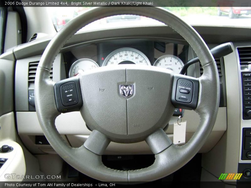 Bright Silver Metallic / Dark Khaki/Light Khaki 2006 Dodge Durango Limited 4x4