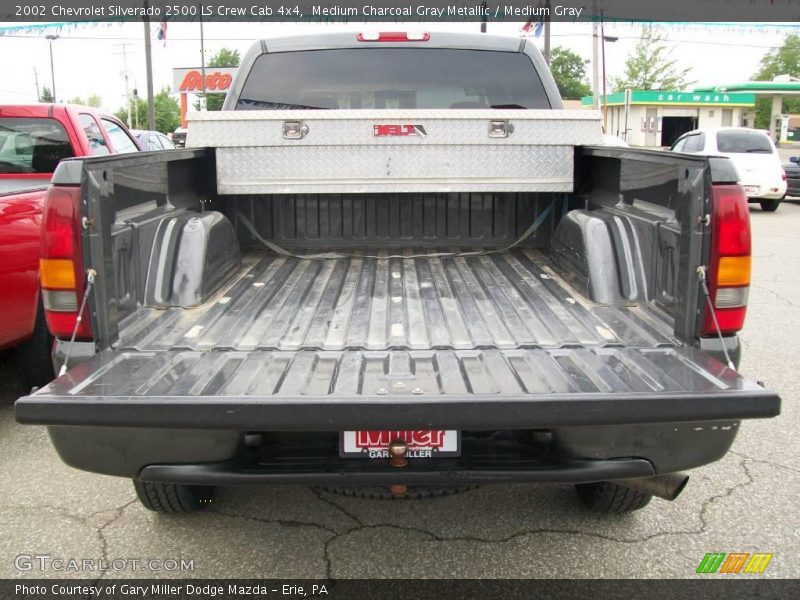 Medium Charcoal Gray Metallic / Medium Gray 2002 Chevrolet Silverado 2500 LS Crew Cab 4x4