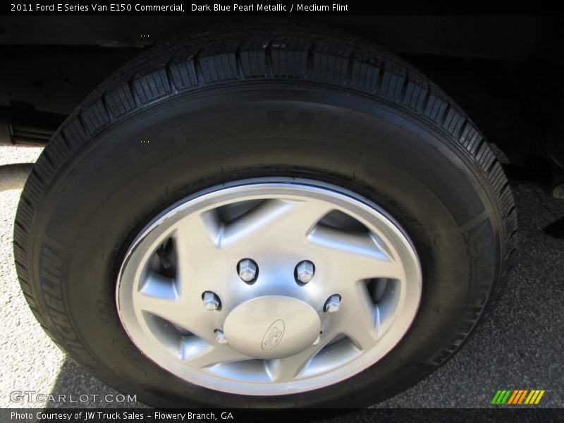 Dark Blue Pearl Metallic / Medium Flint 2011 Ford E Series Van E150 Commercial