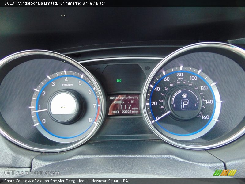 Shimmering White / Black 2013 Hyundai Sonata Limited