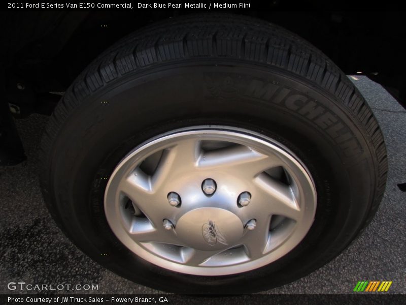 Dark Blue Pearl Metallic / Medium Flint 2011 Ford E Series Van E150 Commercial