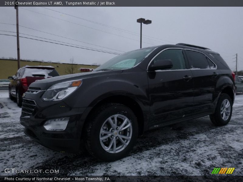 Tungsten Metallic / Jet Black 2016 Chevrolet Equinox LT AWD