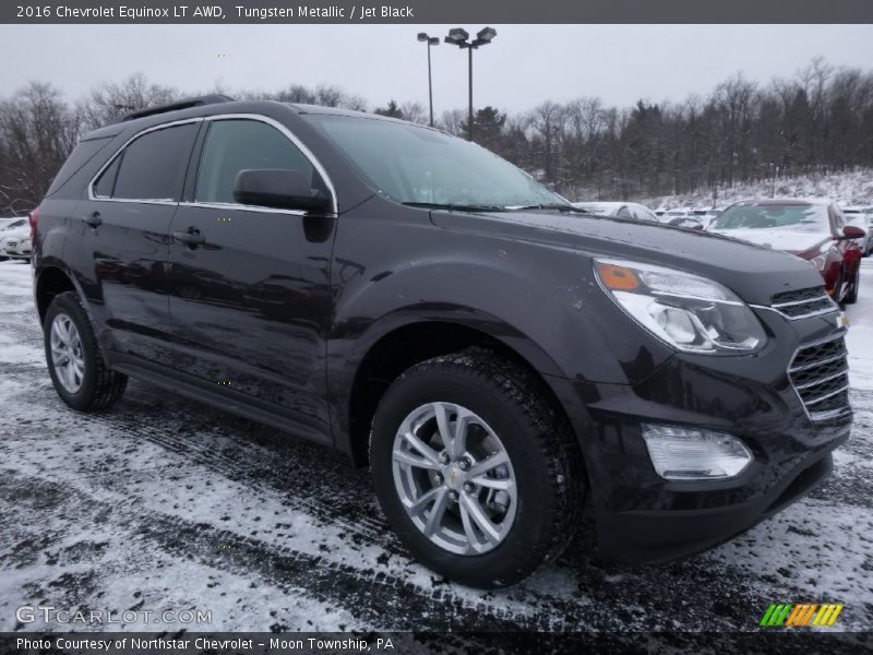 Tungsten Metallic / Jet Black 2016 Chevrolet Equinox LT AWD