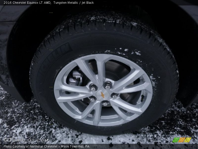 Tungsten Metallic / Jet Black 2016 Chevrolet Equinox LT AWD