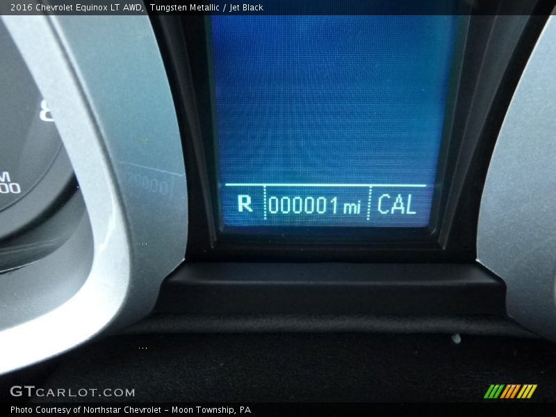 Tungsten Metallic / Jet Black 2016 Chevrolet Equinox LT AWD
