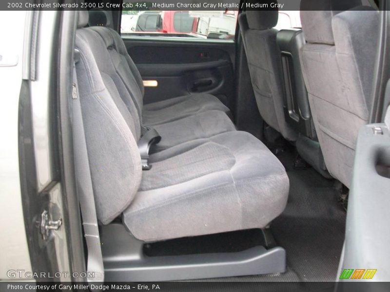 Medium Charcoal Gray Metallic / Medium Gray 2002 Chevrolet Silverado 2500 LS Crew Cab 4x4